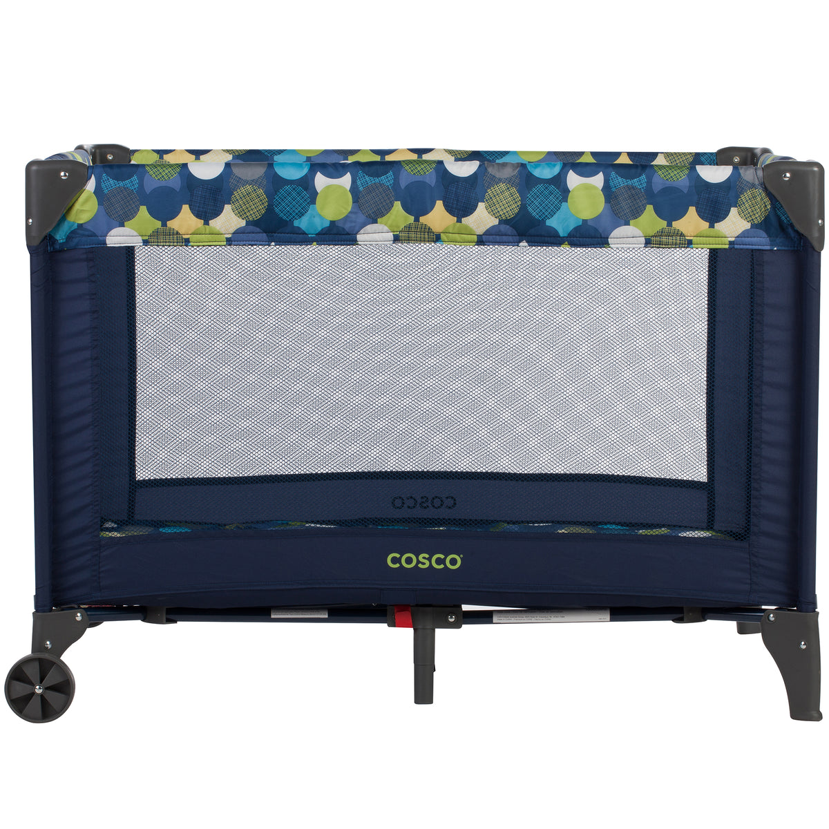 Cosco Funsport Portable Compact Comfy Baby Toddler Play Yard with Wheels, Comet - VMInnovations