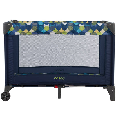 Cosco Funsport Portable Compact Comfy Baby Toddler Play Yard with Wheels, Comet - VMInnovations