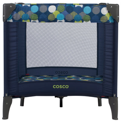 Cosco Funsport Portable Compact Comfy Baby Toddler Play Yard with Wheels, Comet - VMInnovations