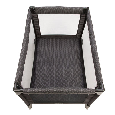 Cosco Funsport Portable Compact Baby Toddler Play Yard with Wheels, Black Arrows - VMInnovations