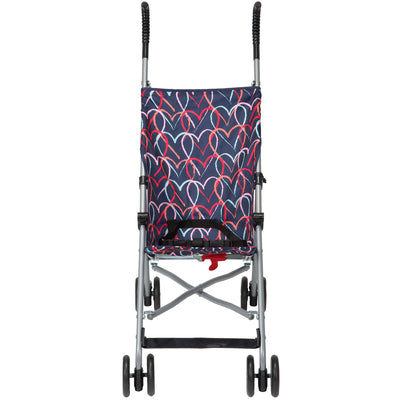 Cosco Child Toddler Safe Compact Umbrella Stroller, Chalk Hearts (Open Box)