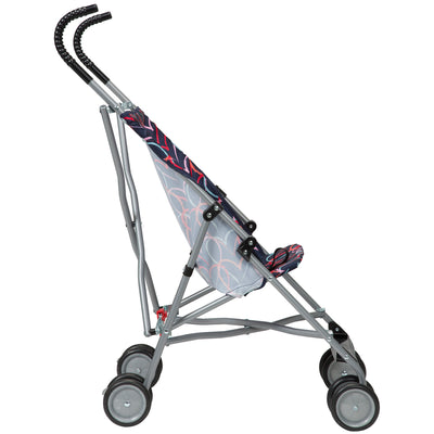 Cosco Child Toddler Safe Compact Umbrella Stroller, Chalk Hearts (Open Box)