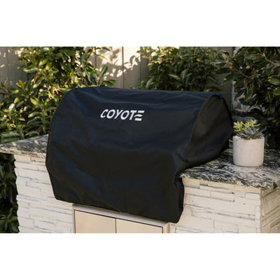 Coyote Outdoors 36 In Vinyl Protective BBQ Barbecue Grill Cover (Open Box)