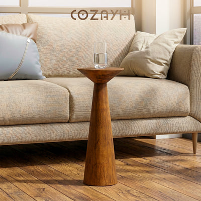 COZAYH Pedestal Tall Round Martini Table for Living Rooms or Bedrooms (Open Box) - VMInnovations