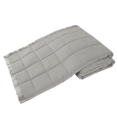 Elite Home 66 x 90 Inch Down Alternative Throw Blanket, Twin, Gray (2 Pack)
