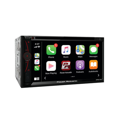 Soundstream Headrest with 9 In LCD Screen & Power Acoustik DVD Receiver, Black