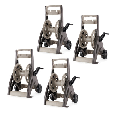 Suncast 175' Hosemobile Resin Garden Hose Reel Cart with Leader Hose (4 Pack)