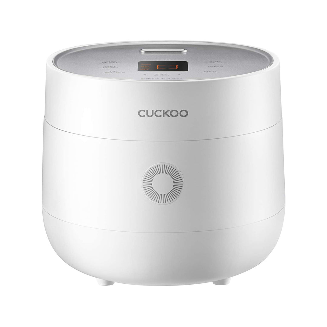 CUCKOO 6 Cup Rice Cooker and Warmer with Nonstick Inner Pot, White (Open Box)