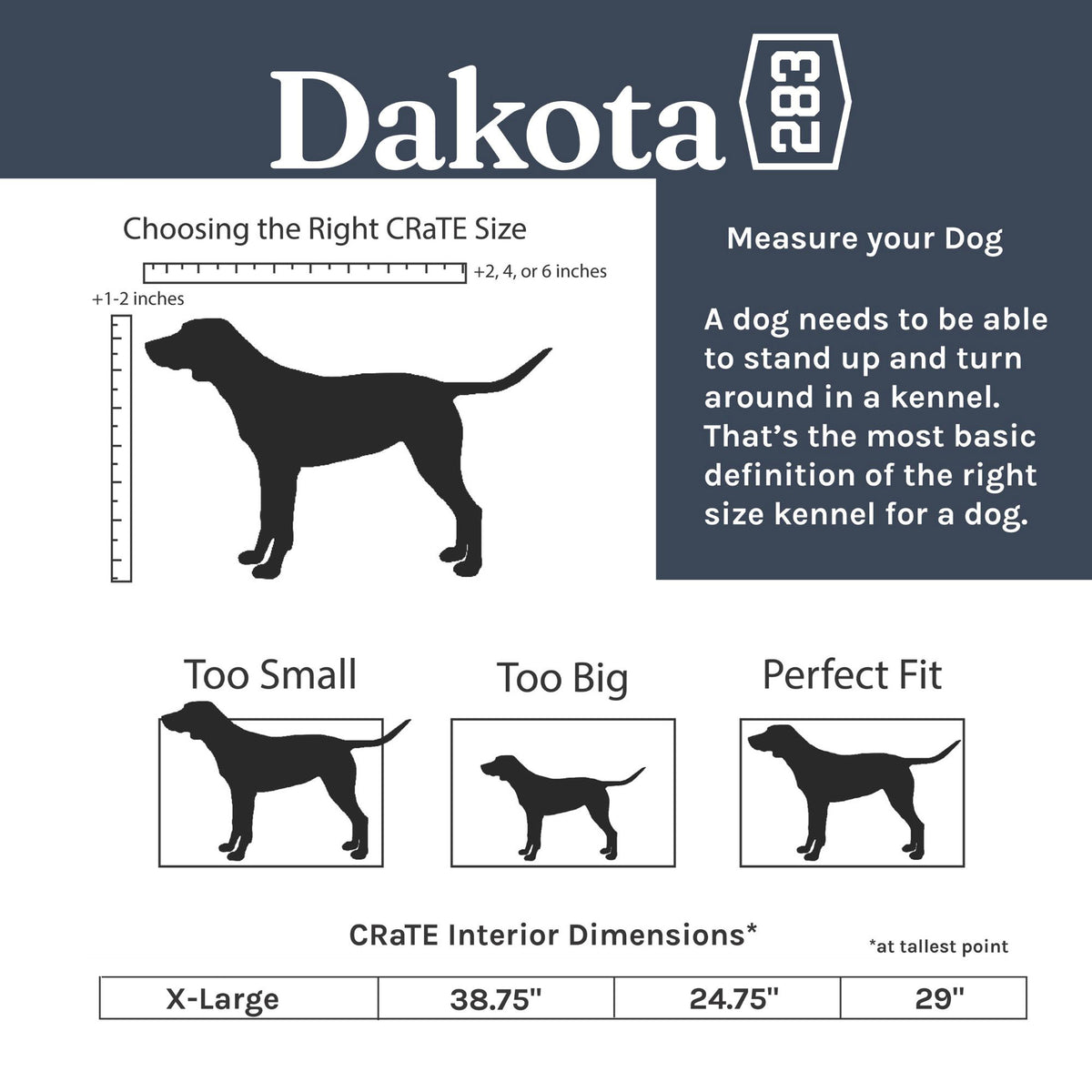 Dakota 283 Canine Rough and Tough Economy Pet Kennel, Coyote Granite (Open Box) - VMInnovations
