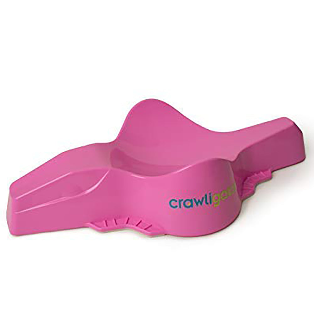 Crawligator Fun Innovative Tummy Time Rolling Strength Building Baby Toy, Pink - VMInnovations