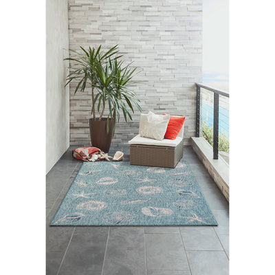 Liora Manne Carmel Abstract Indoor Outdoor Area Rug, Shells, 3' 3" x 4' 11"