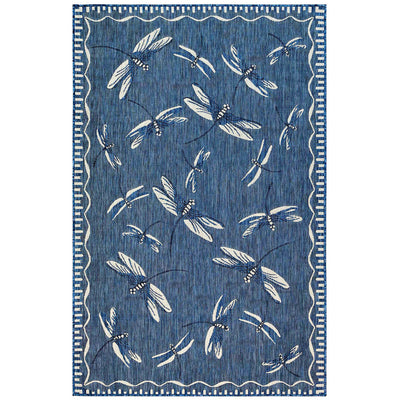 Liora Manne Carmel Abstract Indoor Outdoor Area Rug, Dragonfly, 6' 6" x 9' 4"