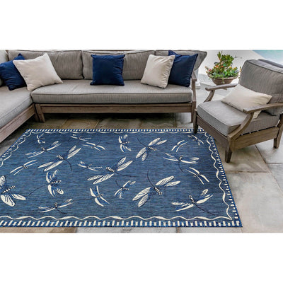 Liora Manne Carmel Abstract Indoor Outdoor Area Rug, Dragonfly, 6' 6" x 9' 4"
