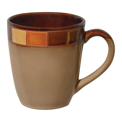 Gibson Elite Casa Estebana 16 Piece Plates, Bowls, and Mugs Set, Cream (2 Pack)