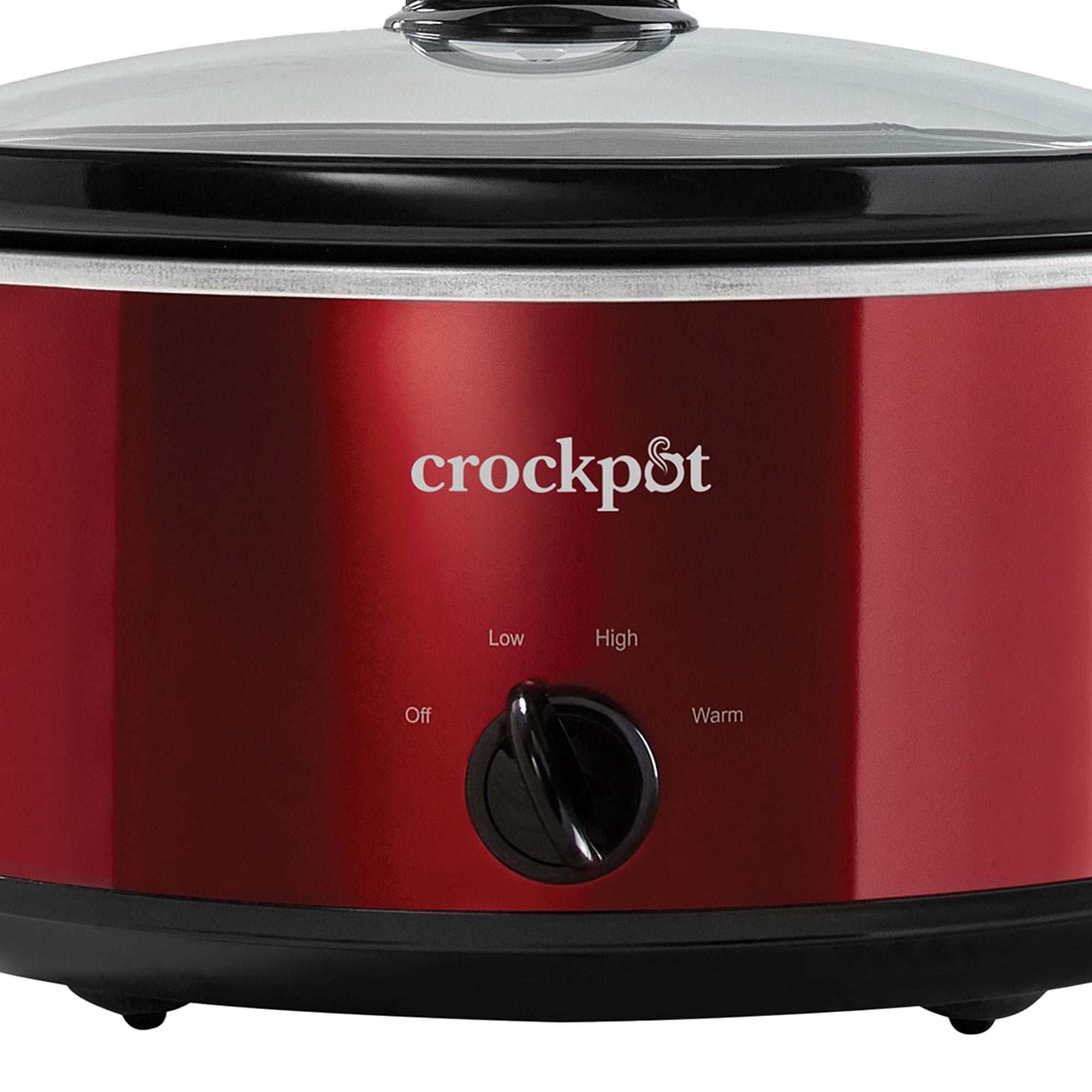 Crock-Pot 7 Quart Capacity Food Slow Cooker Home Cooking Appliance, Red (Used) - VMInnovations