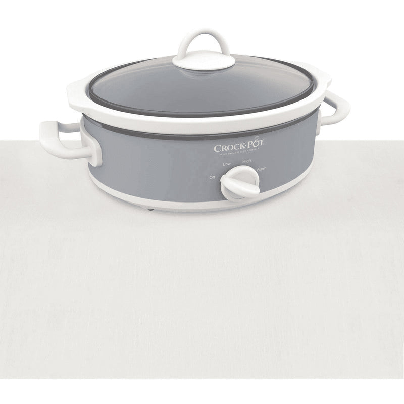 Crock-Pot 2.5-Quart Casserole Oval-Shaped Slow Cooker Crock Pot, Gray (Used)
