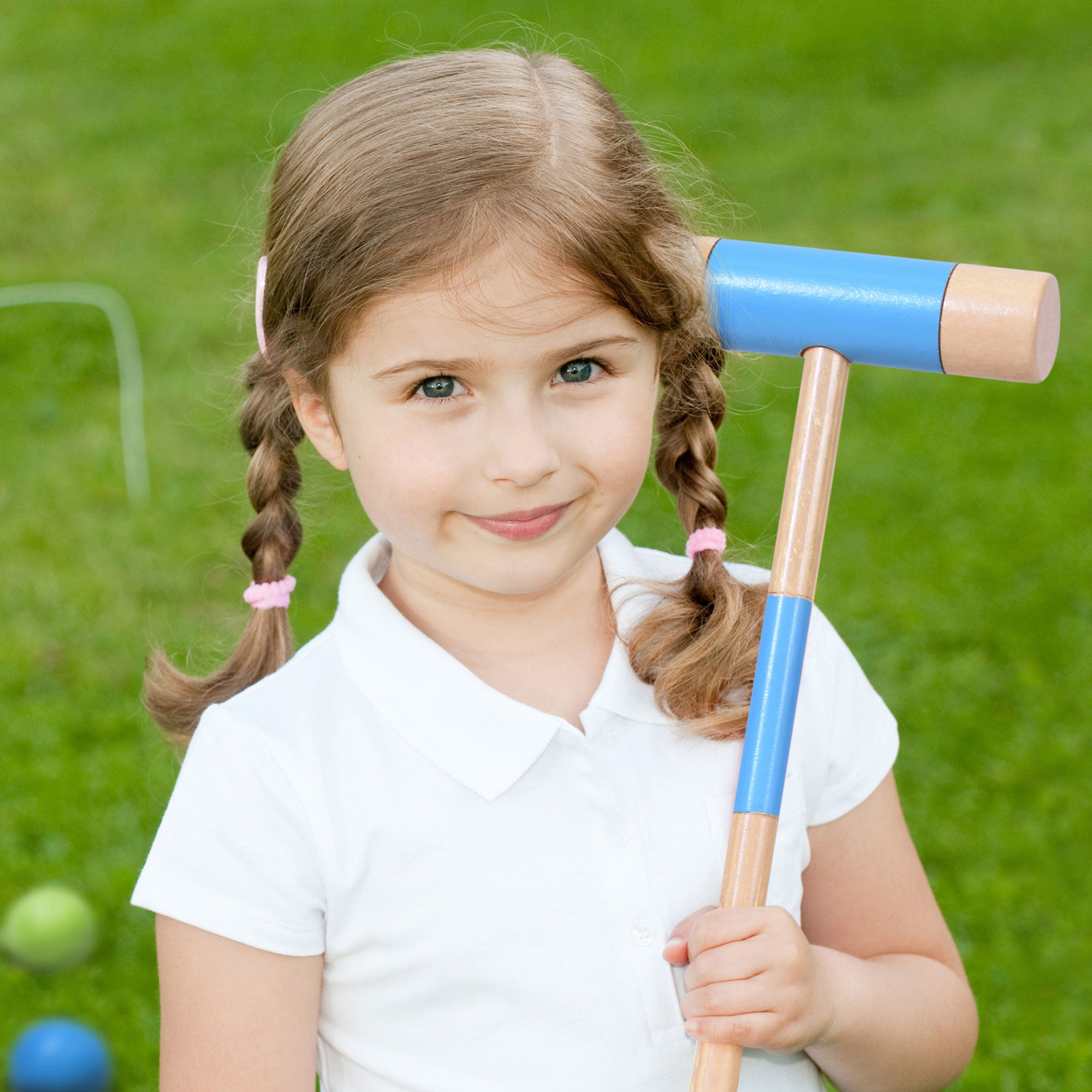 GoSports Standard 6 Person Lawn Kid and Adult Croquet Game Set (Open Box) - VMInnovations