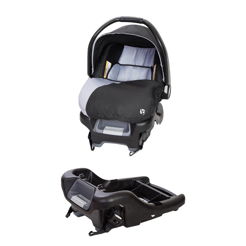 Baby Trend Ally Adjustable 35 Pound Infant Baby Car Seat with 2 Bases, Stormy - VMInnovations