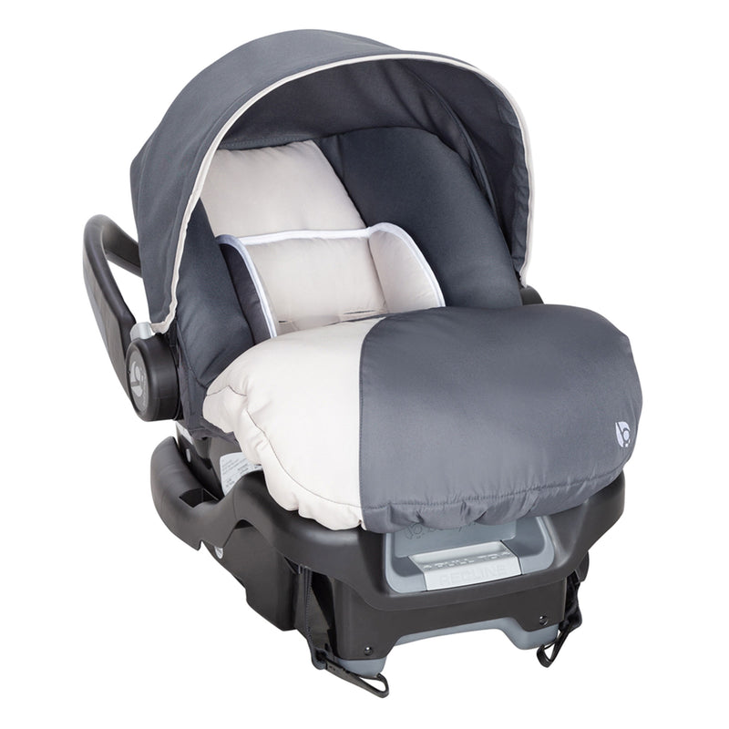 Baby Trend Ally Newborn Baby Infant Car Seat Travel System w/Cover,Gray Magnolia - VMInnovations