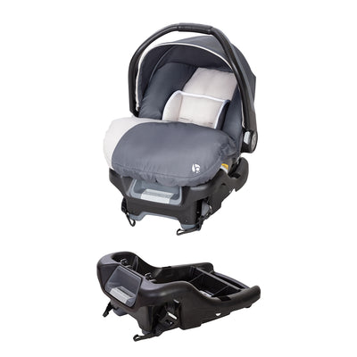 Baby Trend Ally Adjustable 35 Pound Infant Baby Car Seat + 2 Base, Gray Magnolia - VMInnovations