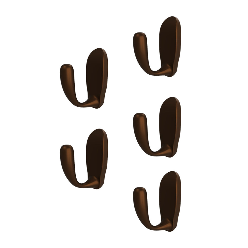 Rev-A-Shelf Sidelines CSSL-HK-BZ-5 Decorative Closet Wall Hook, Bronze (5 Pack)