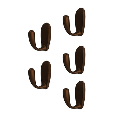 Rev-A-Shelf Sidelines CSSL-HK-BZ-5 Decorative Closet Wall Hook, Bronze (5 Pack)