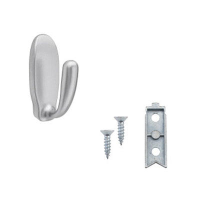Rev-A-Shelf Sidelines CSSL-HK-CR-5 Decorative Wall Hook, Satin Chrome (5 Pack)