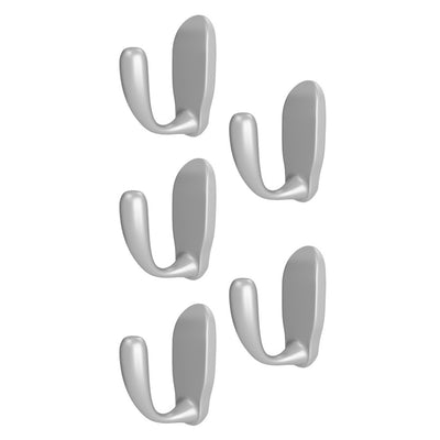 Rev-A-Shelf Sidelines CSSL-HK-CR-5 Decorative Wall Hook, Satin Chrome (5 Pack)