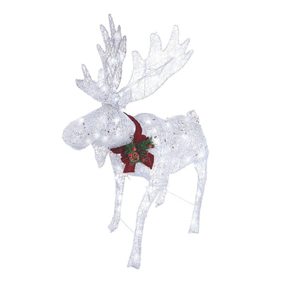Noma Pre Lit LED Light Moose Holiday Christmas Outdoor Lawn Decor (For Parts)