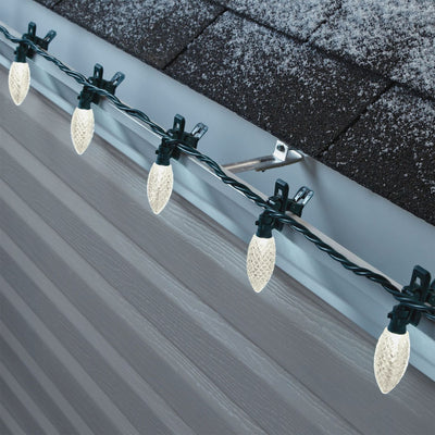 Noma Quick Clip 66.8' C9 LED String Lights, 100 Warm White Bulbs (Open Box) - VMInnovations