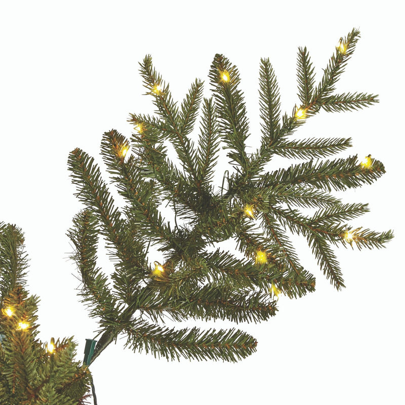 NOMA 7.5 Ft Piedmont Fir Prelit Warm White LED Light Christmas Tree (Used)