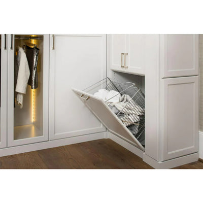 Rev-A-Shelf CTOHB-211319-CR-52 21 Inch Tilt Out Laundry Hamper Basket, Chrome