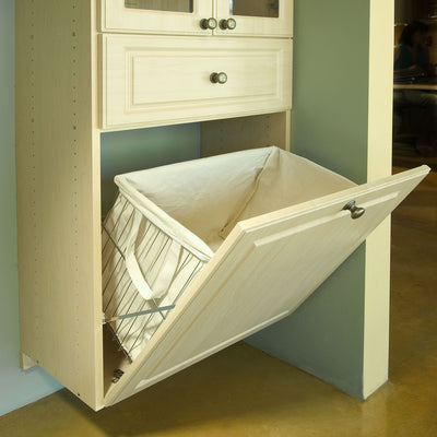 Rev-A-Shelf Sidelines CTOHBSL-161419-CR-1 16" Wire Laundry Hamper Cabinet Basket