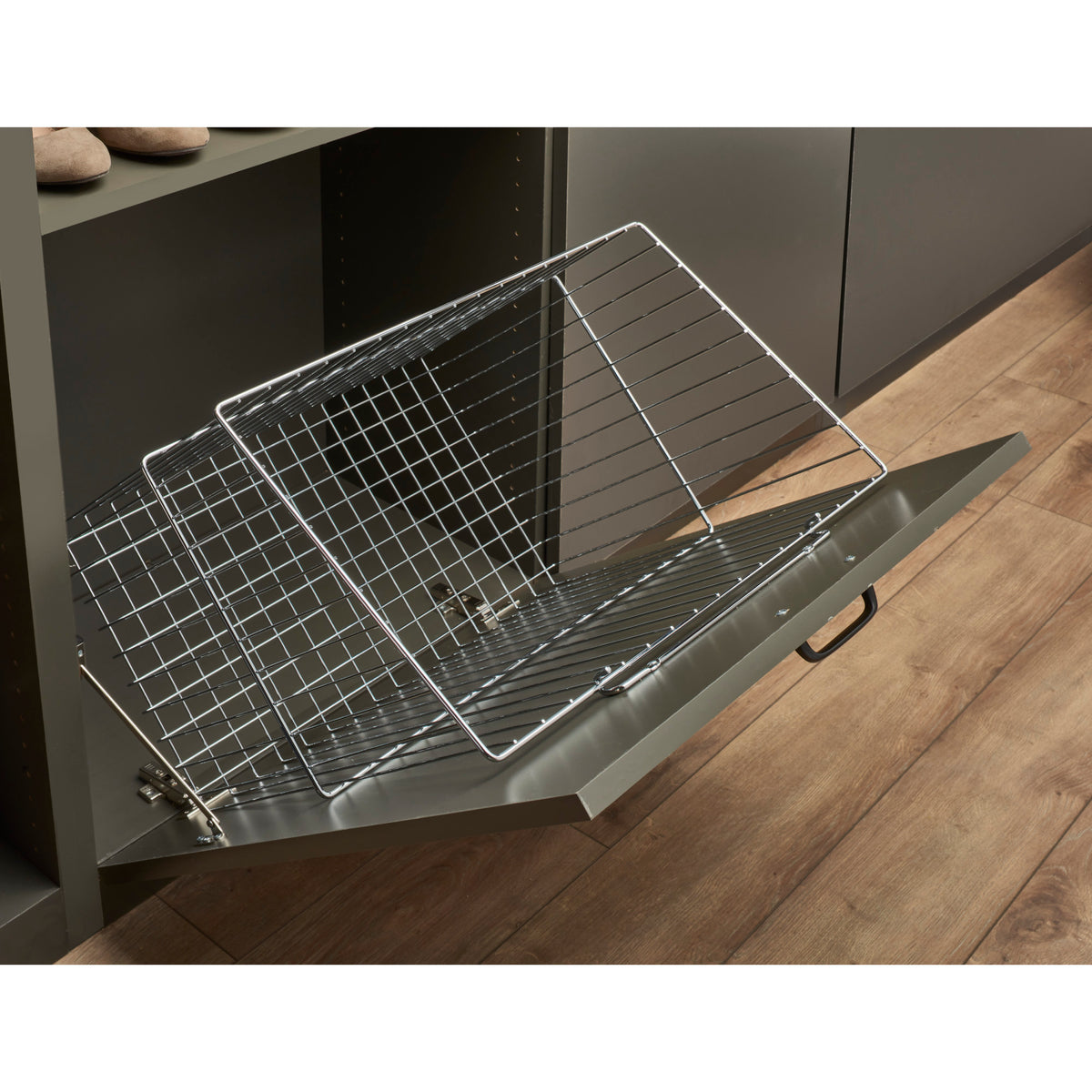 Rev-A-Shelf Sidelines CTOHBSL-211419-CR-1 21” Closet Tilt Out Hamper Basket