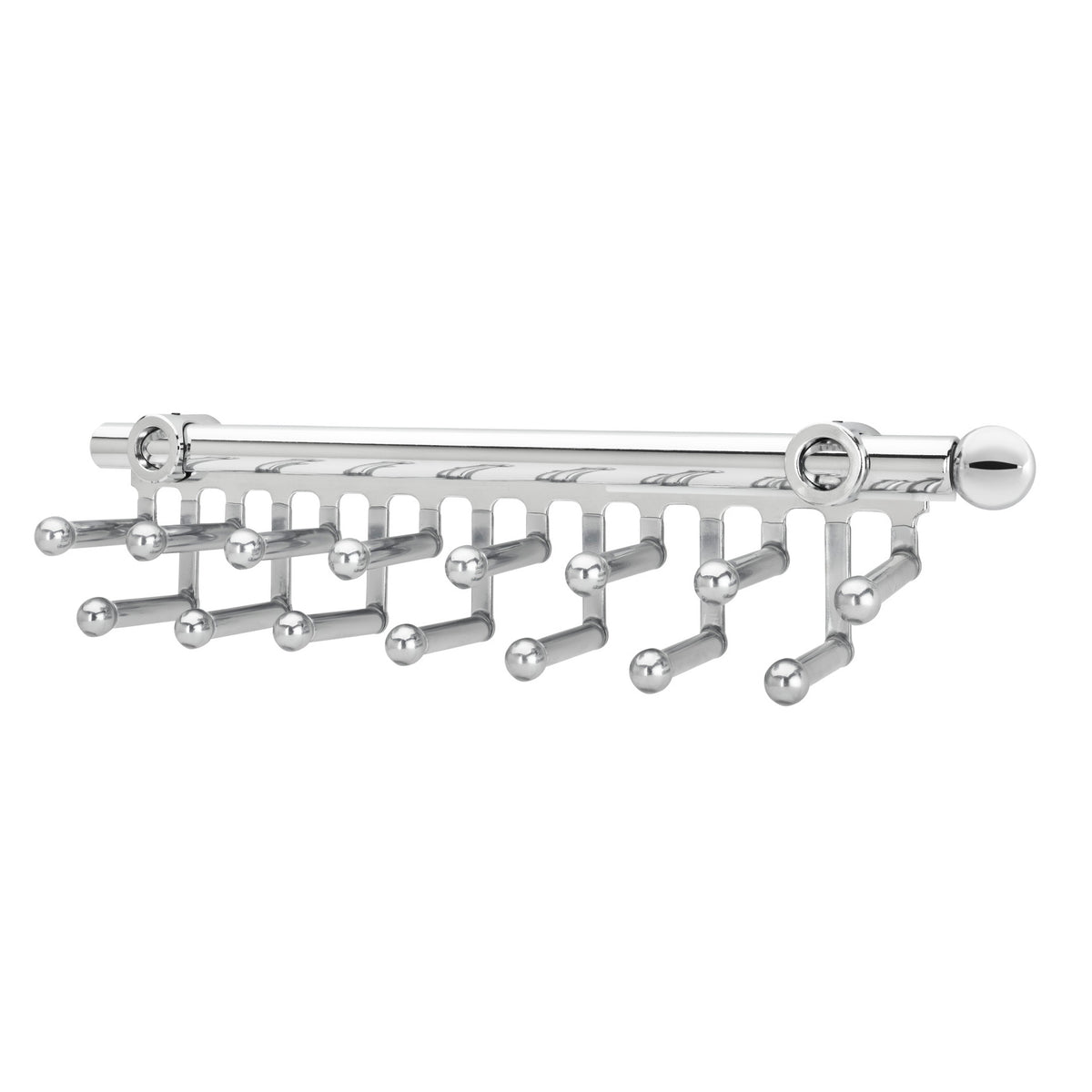 Rev-A-Shelf CTR-14-CR 14-Inch Pull Out Tie/Scarf Closet Rack, Chrome (Open Box)