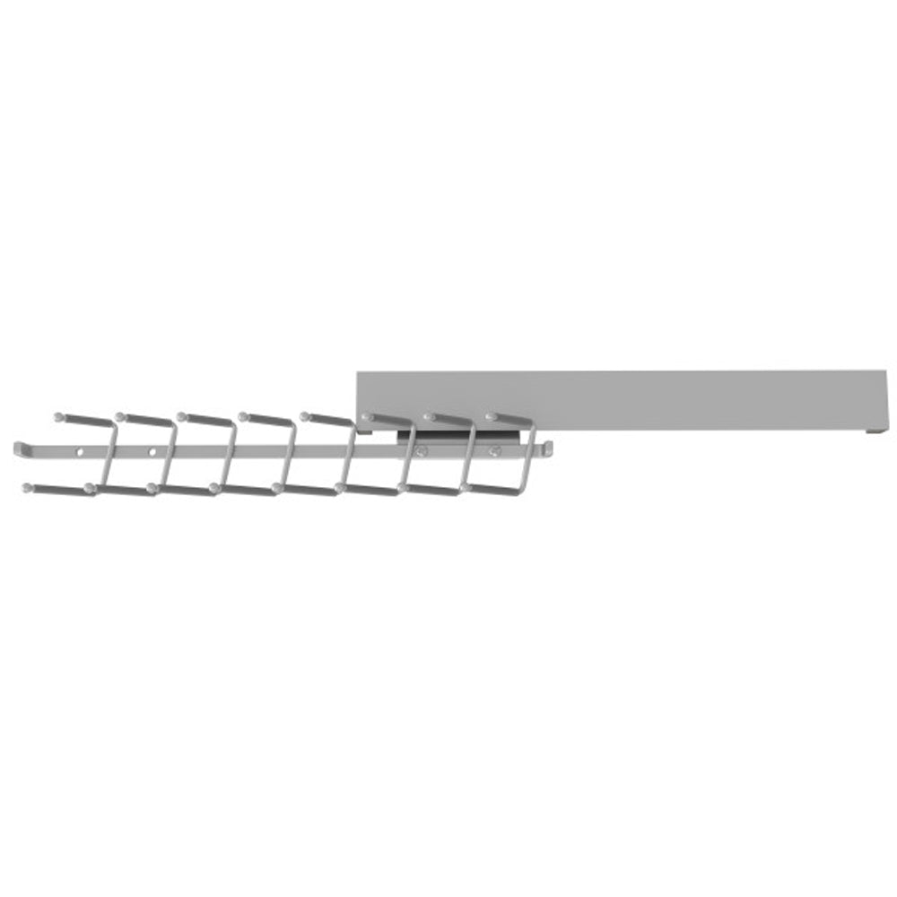 Rev-A-Shelf Sidelines CTRSL-14-SC-1 14" Pull-Out Deluxe Tie Rack, Satin Chrome