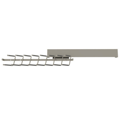 Rev-A-Shelf Sidelines CTRSL-14-SN-1 14" Pull-Out Deluxe Tie Rack, Satin Nickel