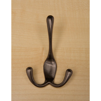 Rev-A-Shelf Sidelines CTWSL-HK-BZ-5 3 Way Decorative Wall Hook, Bronze (5 Pack)