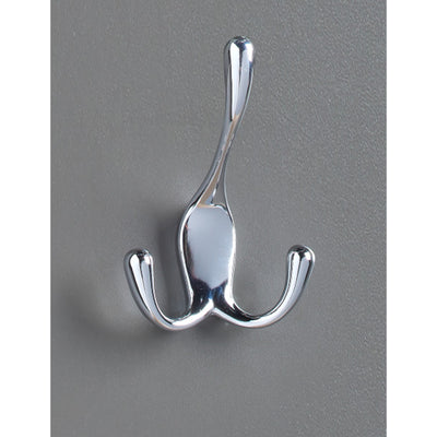 Rev-A-Shelf Sidelines CTWSL-HK-CR-5 3 Way Decorative Wall Hook, Chrome (5 Pack)