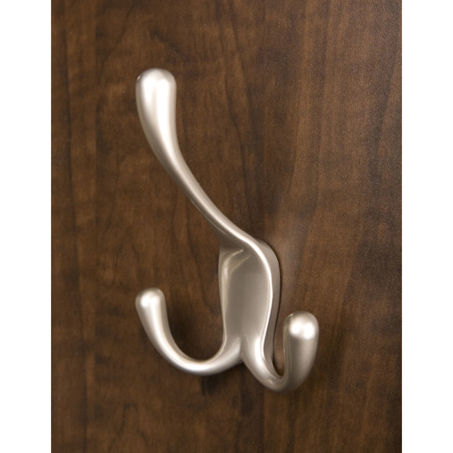 Rev-A-Shelf Sidelines CTWSL-HK-SN-5 3 Way Decorative Wall Hook, Nickel (5 Pack)