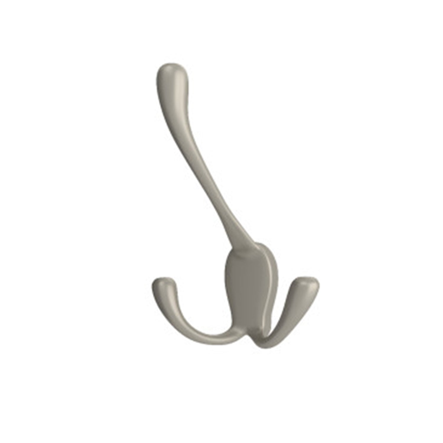 Rev-A-Shelf Sidelines CTWSL-HK-SN-5 3 Way Decorative Wall Hook, Nickel (5 Pack)