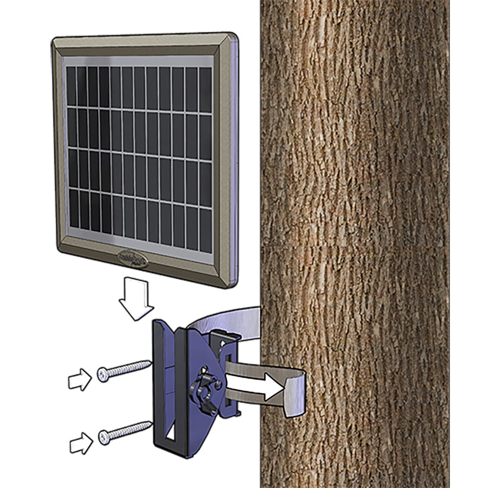 Cuddeback CuddePower Solar Power Panel Kit, Black (Open Box)