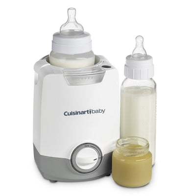 Cuisinart Child Safe Steam Heated Home Baby Bottle Warmer and Night Light, White - VMInnovations