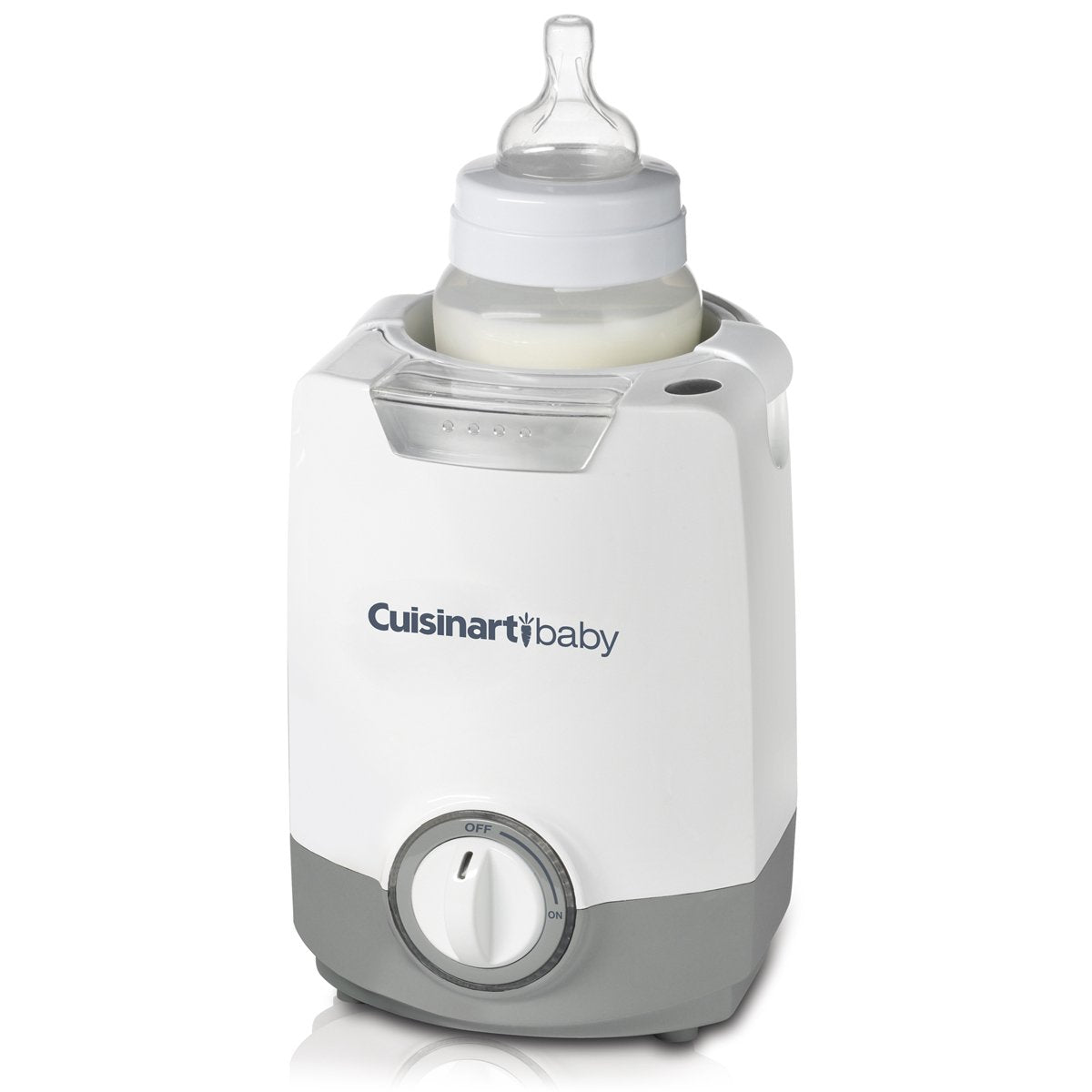 Cuisinart Child Safe Steam Heated Home Baby Bottle Warmer and Night Light, White - VMInnovations