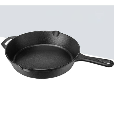 Cuisinel Pre-Seasoned Cast Iron Skillet 3 Multi-Sized Pan Set (Open Box)