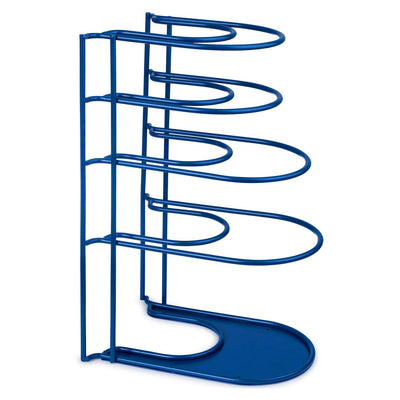 Cuisinel Extra-Large 15-Inch 5-Tier Pan and Pot Organizer Rack, Blue (Open Box)
