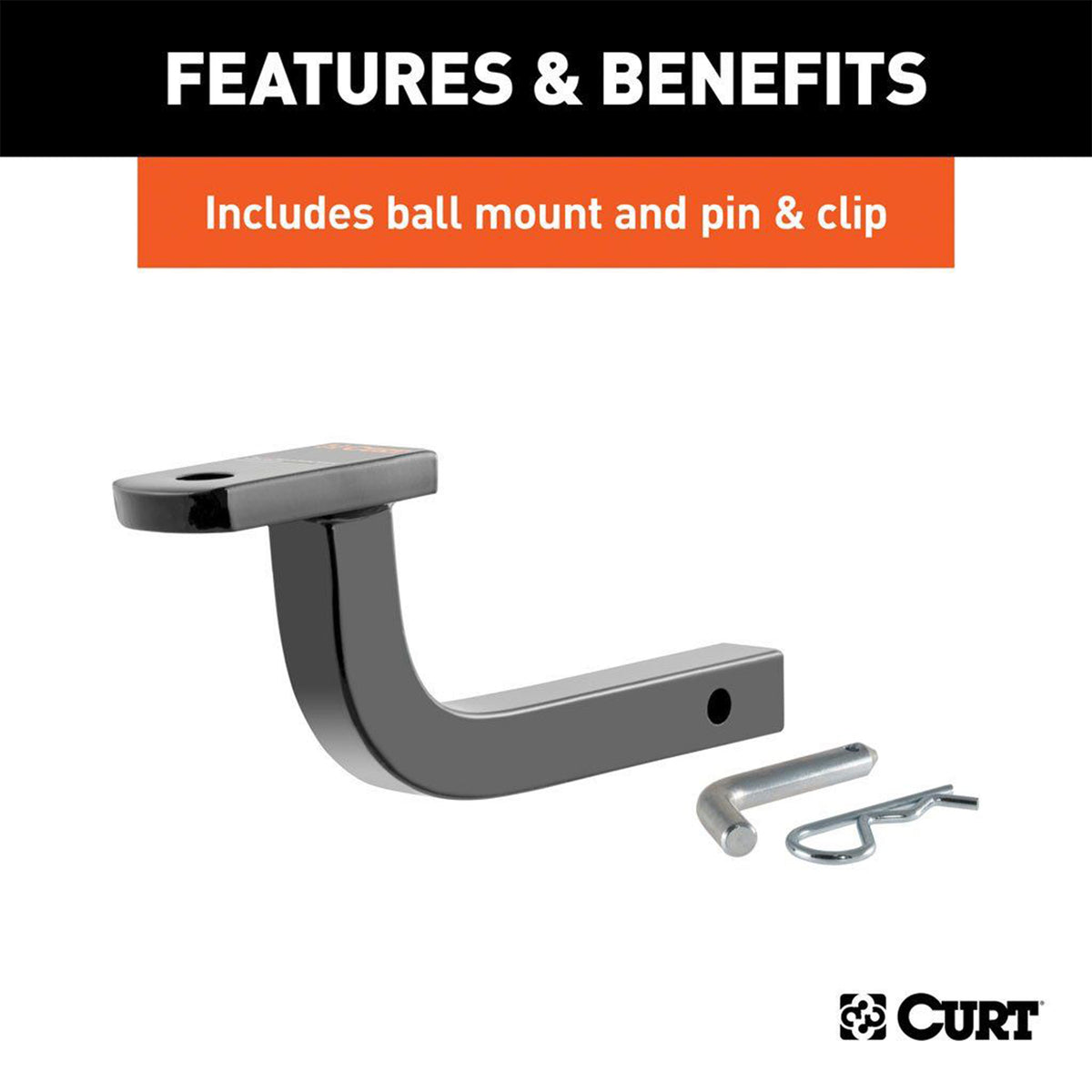 CURT Class 1 Trailer Hitch 1 1/4-Inch Receiver for Honda Accord, Black(Open Box)