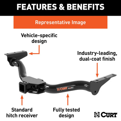 CURT Class 3 Trailer Hitch for Select Subaru Legacy or Outback Models (Used)