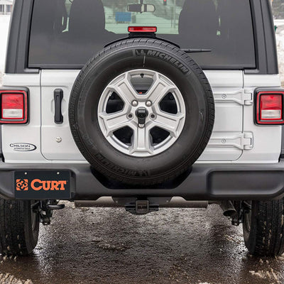 CURT 13392 Class 3 Trailer Hitch for Select 2018 to 2021 Jeep Wrangler JL Models