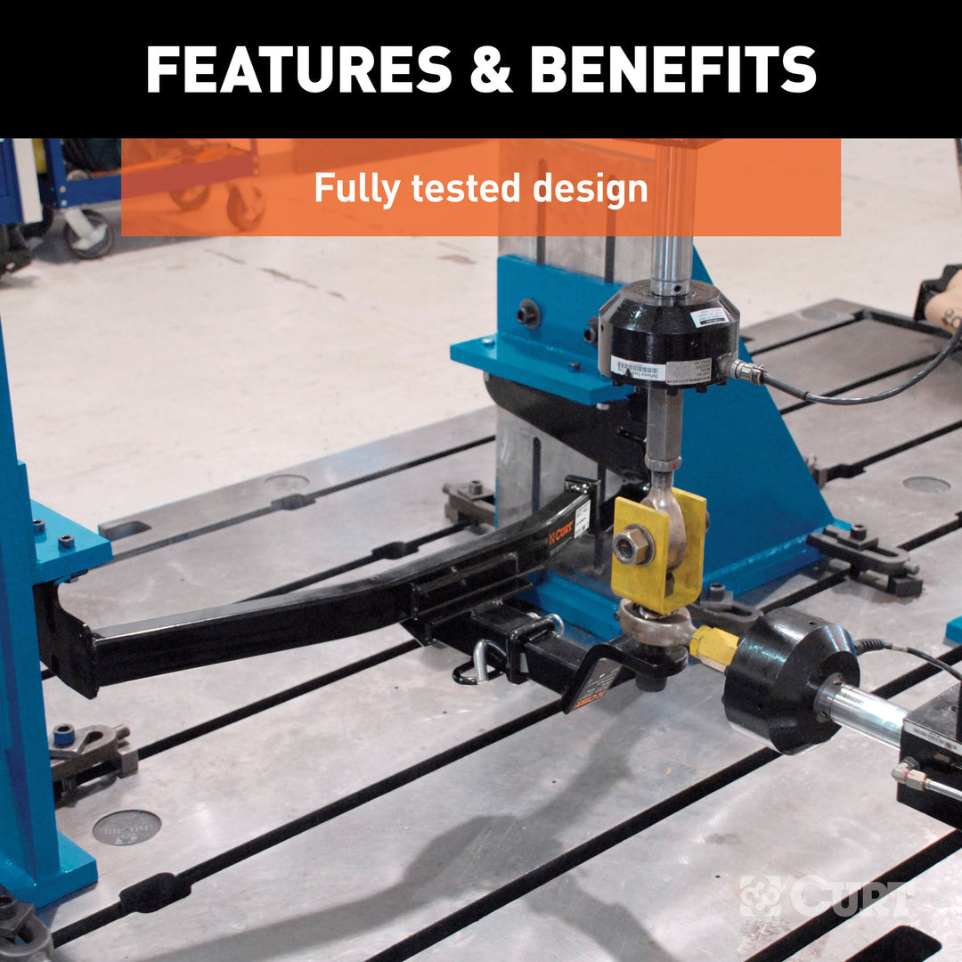 Curt Class 3 2 Inch Receiver Trailer Hitch for Toyota RAV4 SUV Cars (Open Box)